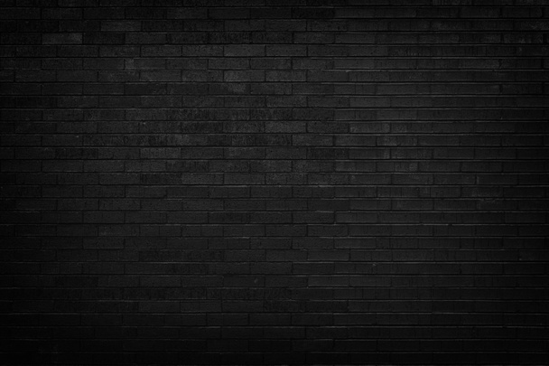 Muro di mattoni neri per sfondo  - Foto, immagini