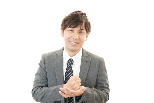 Smiling Asian businessman - Zdjęcie, obraz