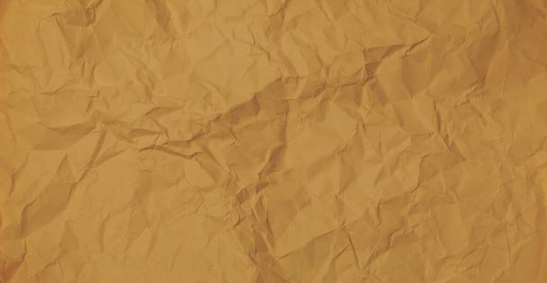Textura de papel marrón artesanal arrugado para fondos - Foto, imagen