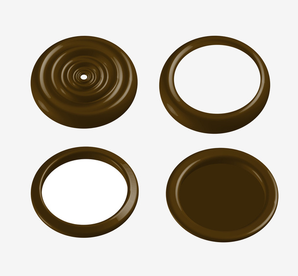 Barre chocolatée
 - Vecteur, image