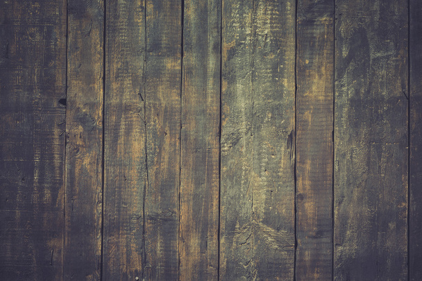 Old Burned Wood Board with nails - Foto, Bild