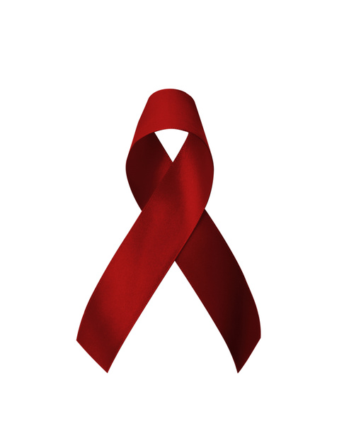 Cinta de Borgoña para el mes de concienciación sobre el cáncer de mieloma múltiple, Anemia drepanocítica, Adultos con discapacidades con lazo sobre fondo blanco (ruta de recorte) - Foto, Imagen