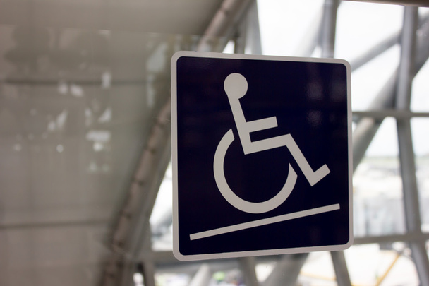 gehandicapte symbool - Foto, afbeelding