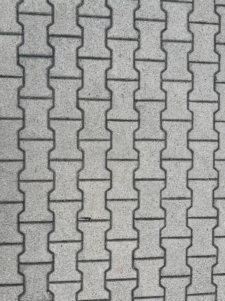 gris auto-bloqueo de suelos al aire libre. Foto de alta calidad - Foto, Imagen