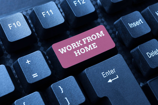 Szöveges munka otthonról megjelenítése. Üzleti megközelítés Munka otthon Írás Online Research Text Analysis, Átírása rögzített hangposta - Fotó, kép