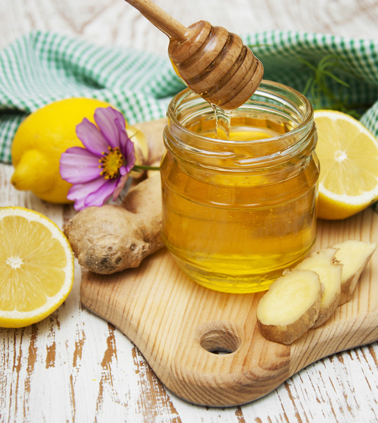 honey,  lemon and ginger - Foto, Imagem