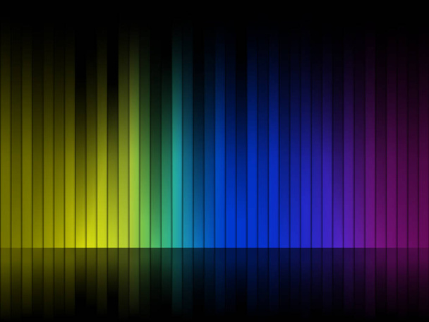 Abstract background formed by color stripes. Vector illustration. - Vetor, Imagem
