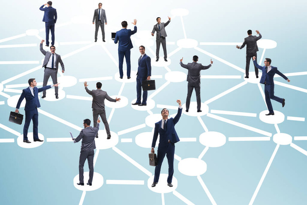 Concept of networking in the business - Photo, Image