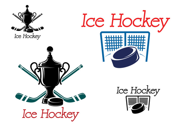emblemas del equipo de hockey sobre hielo
  - Vector, imagen