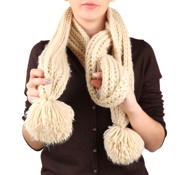 Woman wearing scarf - Photo, image