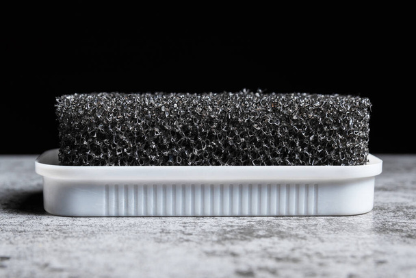 Side view of foam sponge for shoes. - Foto, Imagen
