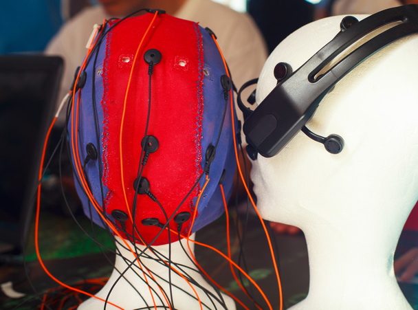 etalagepop hoofd met sensor - Foto, afbeelding