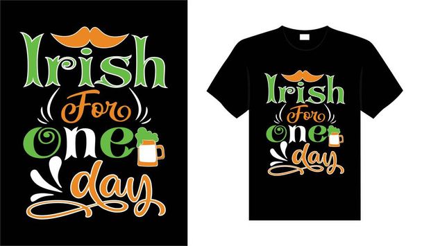 Ірландська на один день типографія St. Patrick's Day - Вектор, зображення