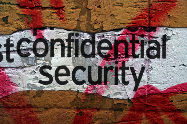 Confidential security grunge  concept - Photo, Image