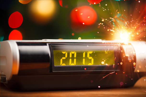 Dioda alarm clock z 2015 r. nowy rok - Zdjęcie, obraz
