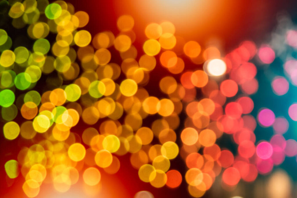 abstrait magique bokeh lumières effet fond, noir, paillettes d'or pour Noël, pour votre bannière, poste. Étoiles d'or scintillantes d'utilisation bokeh pour célébrer fond. - Photo, image
