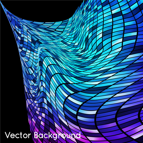 Abstract grid rainbow background. - Vector, Imagen