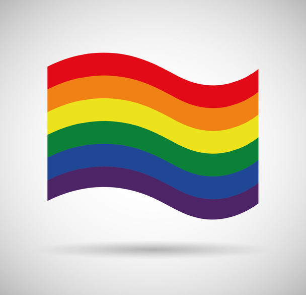 Gay Pride Flagge - Vektor, Bild