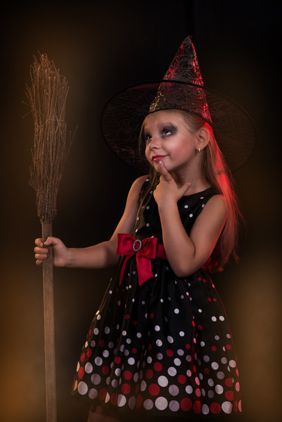 Halloween little witch - Foto, afbeelding