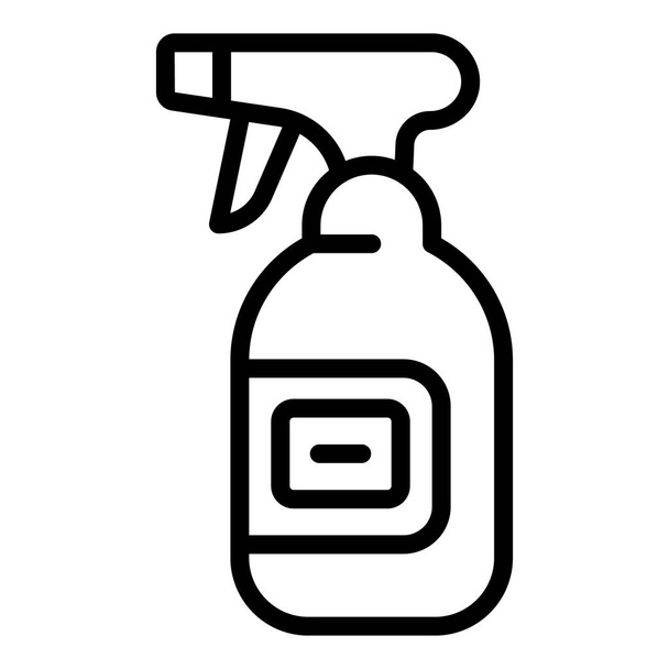 Cleaning spray icon outline vector. Home service - Vektor, Bild