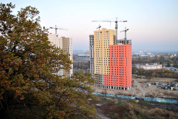 Nové budovy v Kyjevě, Ukrajina - Fotografie, Obrázek
