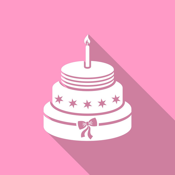 Торт до дня народження
 - Вектор, зображення
