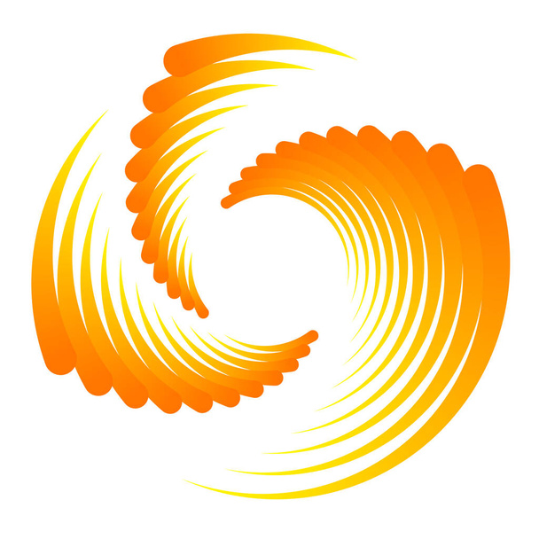 Spiral design element. Swirl, twirl, whirl illustration - Vector, Image
