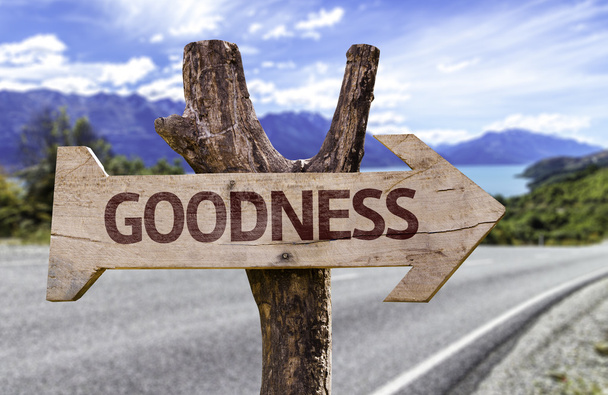 Goodness  wooden sign - Photo, Image