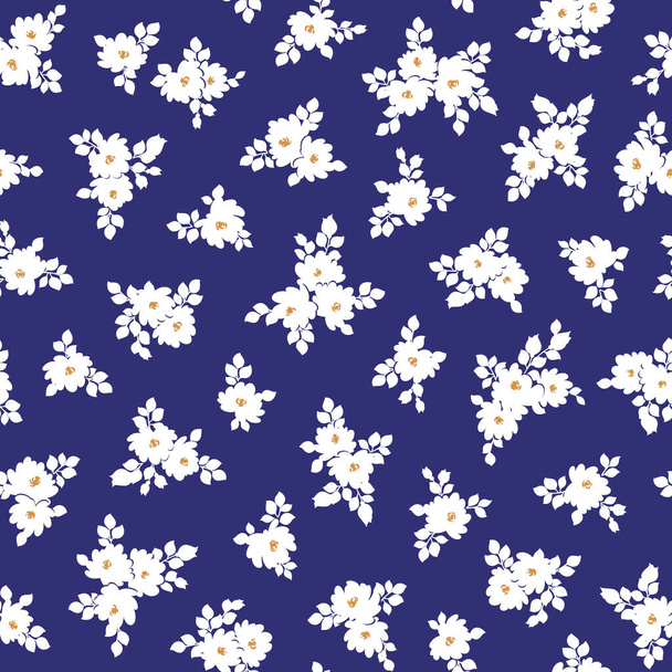 Seamless and impressive cute floral pattern, - Vetor, Imagem