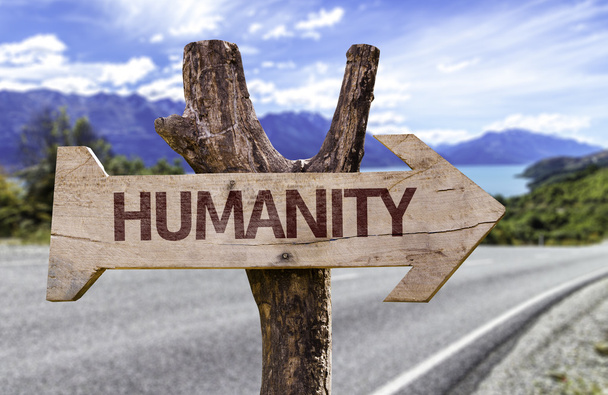Humanity   wooden sign - Photo, Image