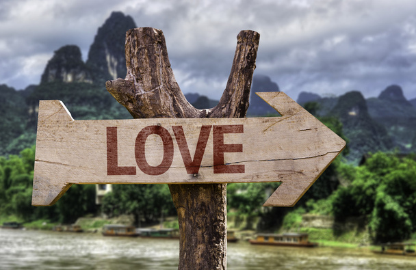 Love       wooden sign - Photo, Image