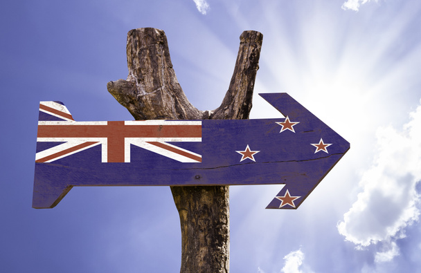 Új-Zéland fa jel - Fotó, kép