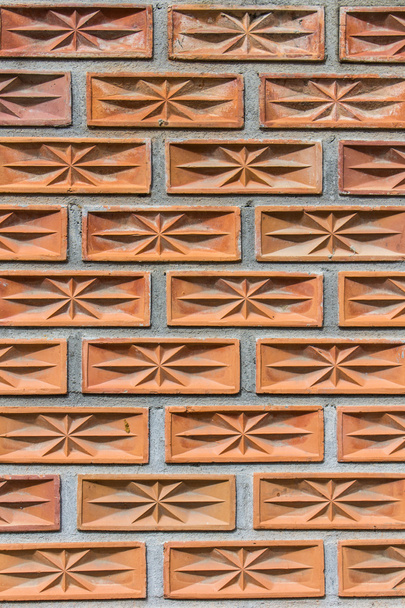 Vörös téglafal textúra - Fotó, kép