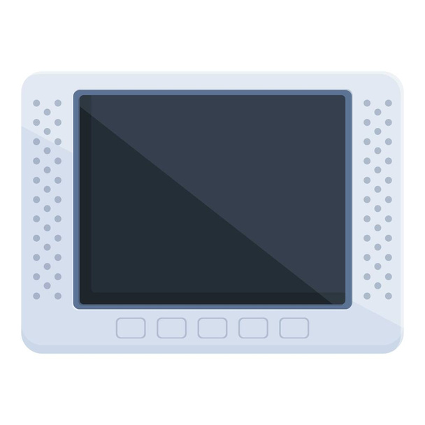 Alarm intercom icon cartoon vector. Door system - Vektör, Görsel