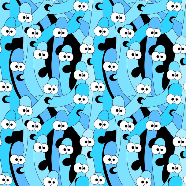 Kids seamless worms pattern for fabrics and textiles and packaging and linens and gifts and cards and hobbies - Fotografie, Obrázek