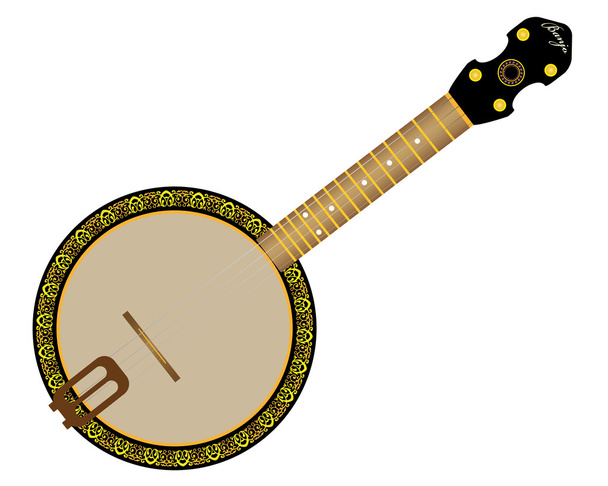 Banjo - Vetor, Imagem