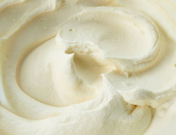 whipped mascarpone cream cheese for making ice cream texture - Photo, Image