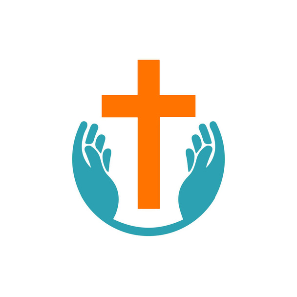 Хрест руки молитви покаяння
 - Вектор, зображення