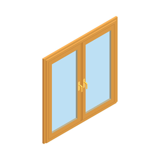 Isometric Window Icon - Vektor, obrázek