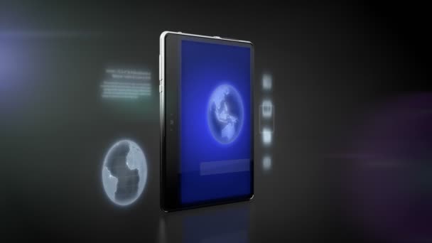 Digitális tabletta-val internet kapcsolat - Felvétel, videó