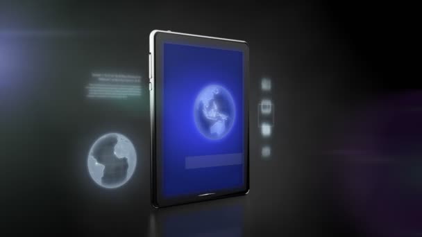 Digitale tablet met internet-verbinding - Video