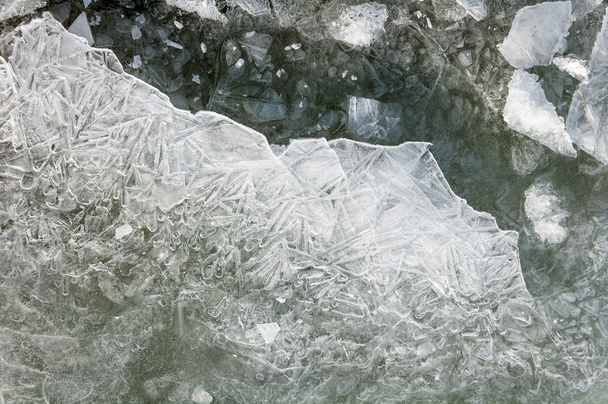 textuur van het ijs - Foto, afbeelding