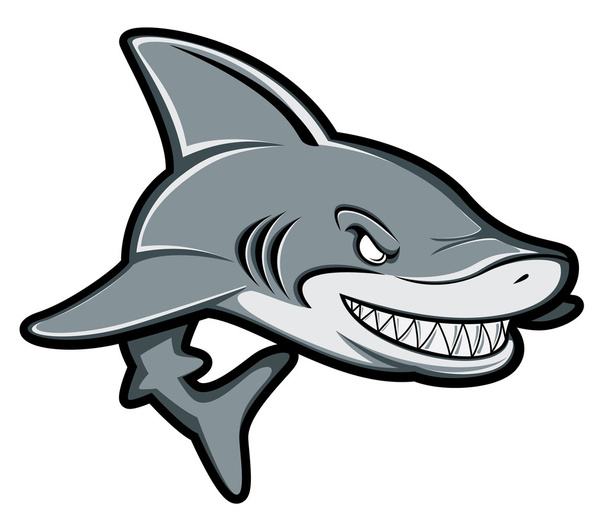 Shark cartoon - Vector, Imagen