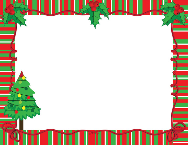Christmas frame - Vector, Image