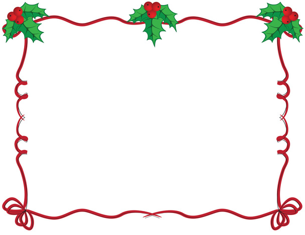 Christmas frame - Vetor, Imagem