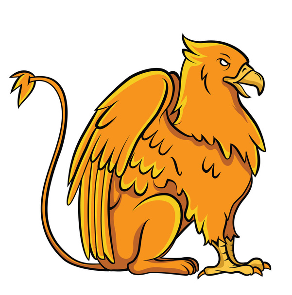 Golden Griffin - Вектор,изображение