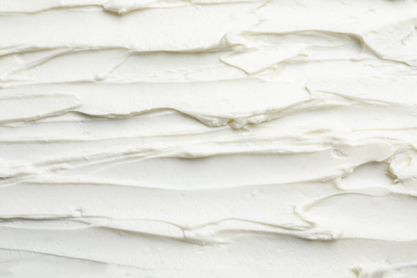 Closeup of tasty cream cheese as background, top view - Zdjęcie, obraz