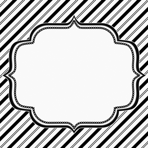 Fondo rayado blanco y negro con bordado
 - Foto, Imagen