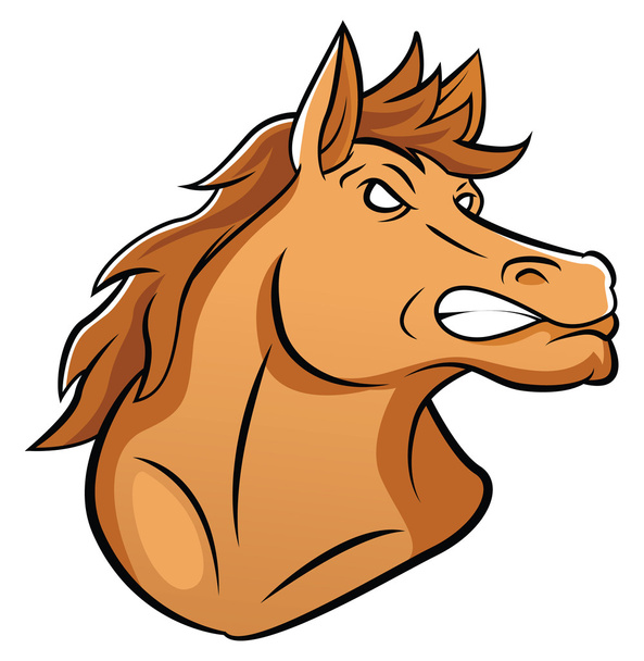 Horse Mascot - ベクター画像