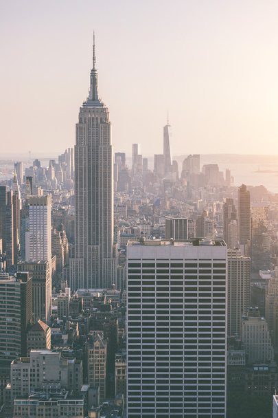 Aerial View of Manhattan, New York - Фото, изображение